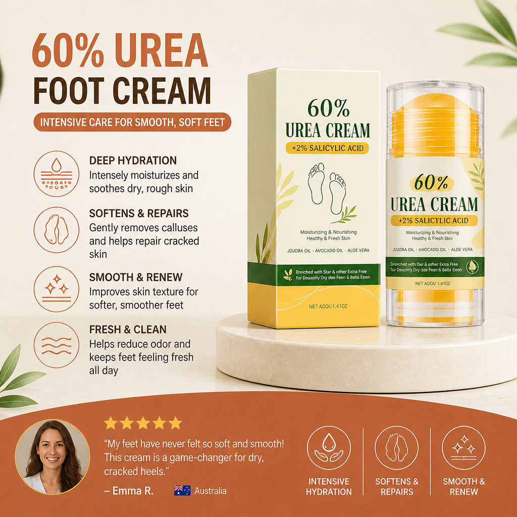 60% Urea Foot Cream – Intensive Care for Smooth, Soft Feet