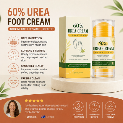 60% Urea Foot Cream – Intensive Care for Smooth, Soft Feet