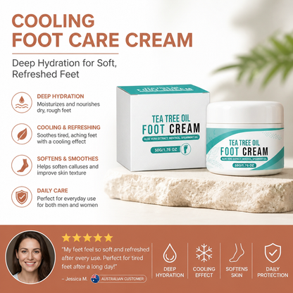 Cooling Foot Care Cream – Deep Hydration for Soft, Refreshed Feet