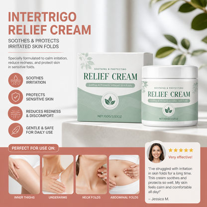 Intertrigo Relief Cream – Soothes & Protects Irritated Skin Folds