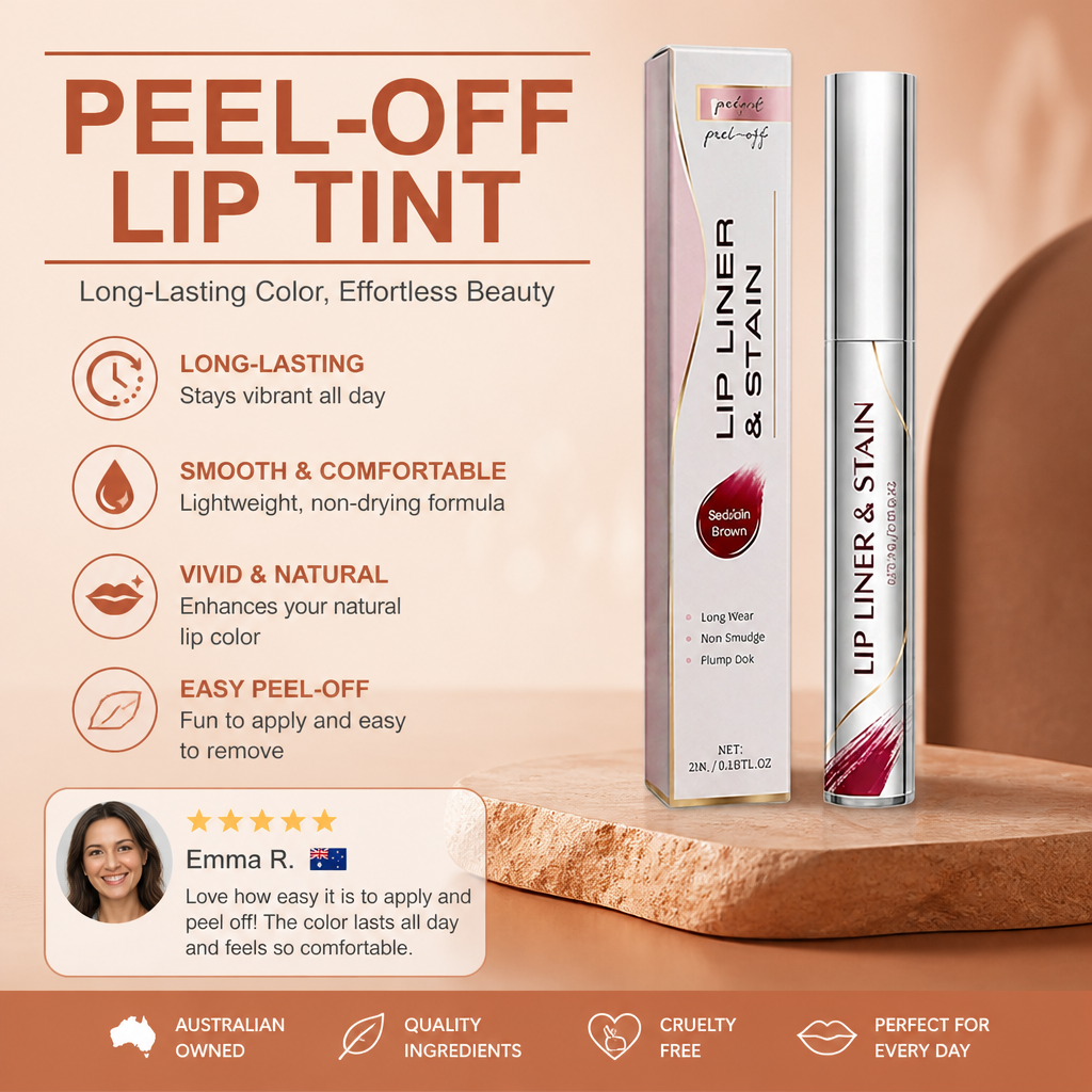 Peel-Off Lip Tint – Long-Lasting Color with Smooth, Comfortable Wear