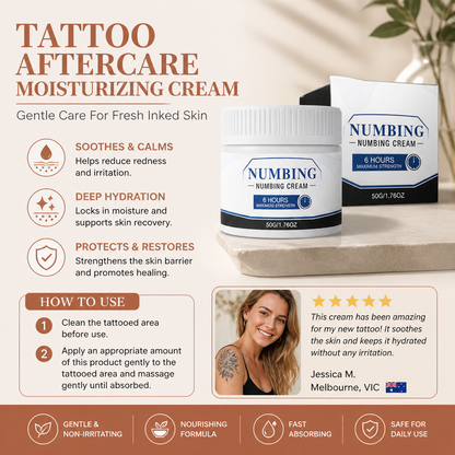 Tattoo Aftercare Moisturizing Cream – Gentle Care For Fresh Inked Skin