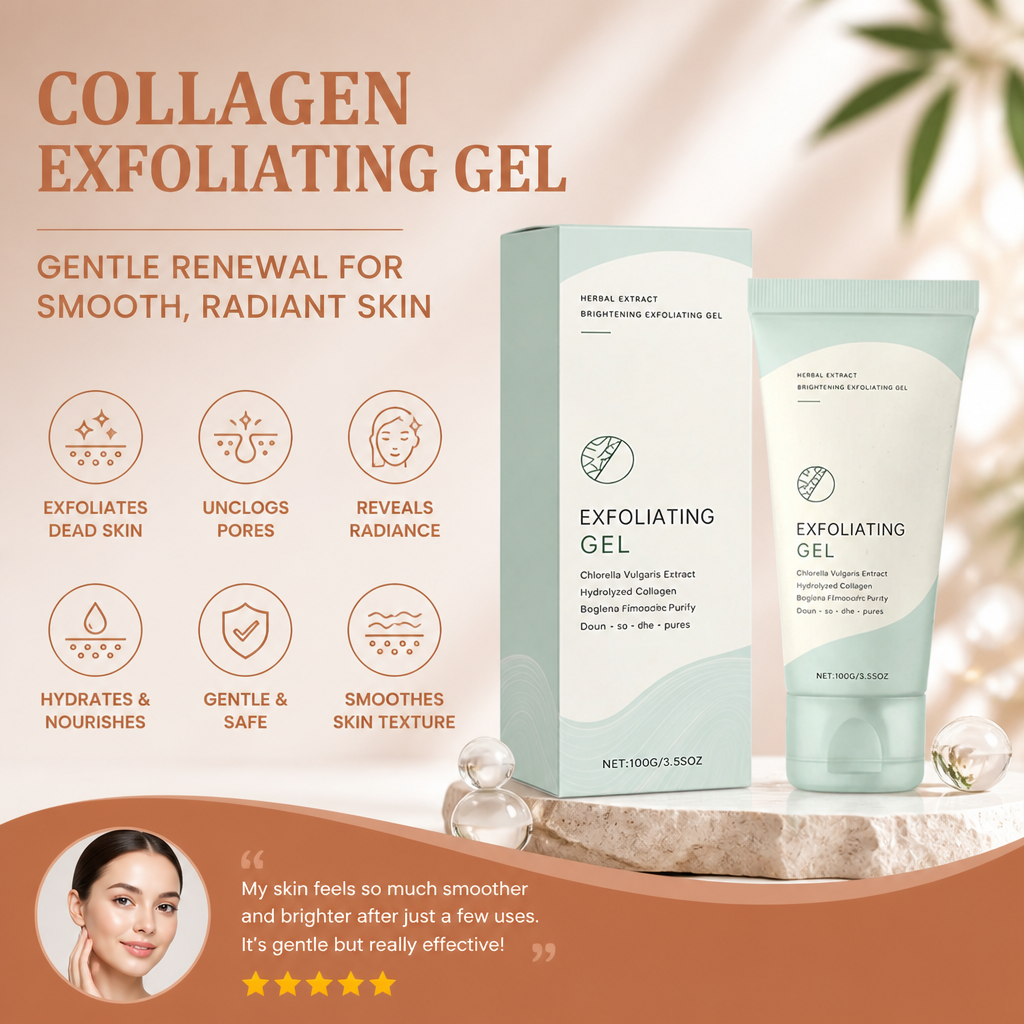 Collagen Exfoliating Gel – Gentle Renewal for Smooth, Radiant Skin