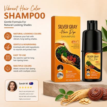 Vibrant Hair Color Shampoo – Gentle Formula For Natural-Looking Shades