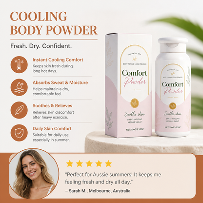 Cooling Body Powder – Fresh Dry Feel For Comfortable Skin