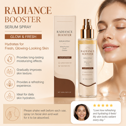 Radiance Booster Serum Spray – Hydrates for Fresh, Glowing-Looking Skin