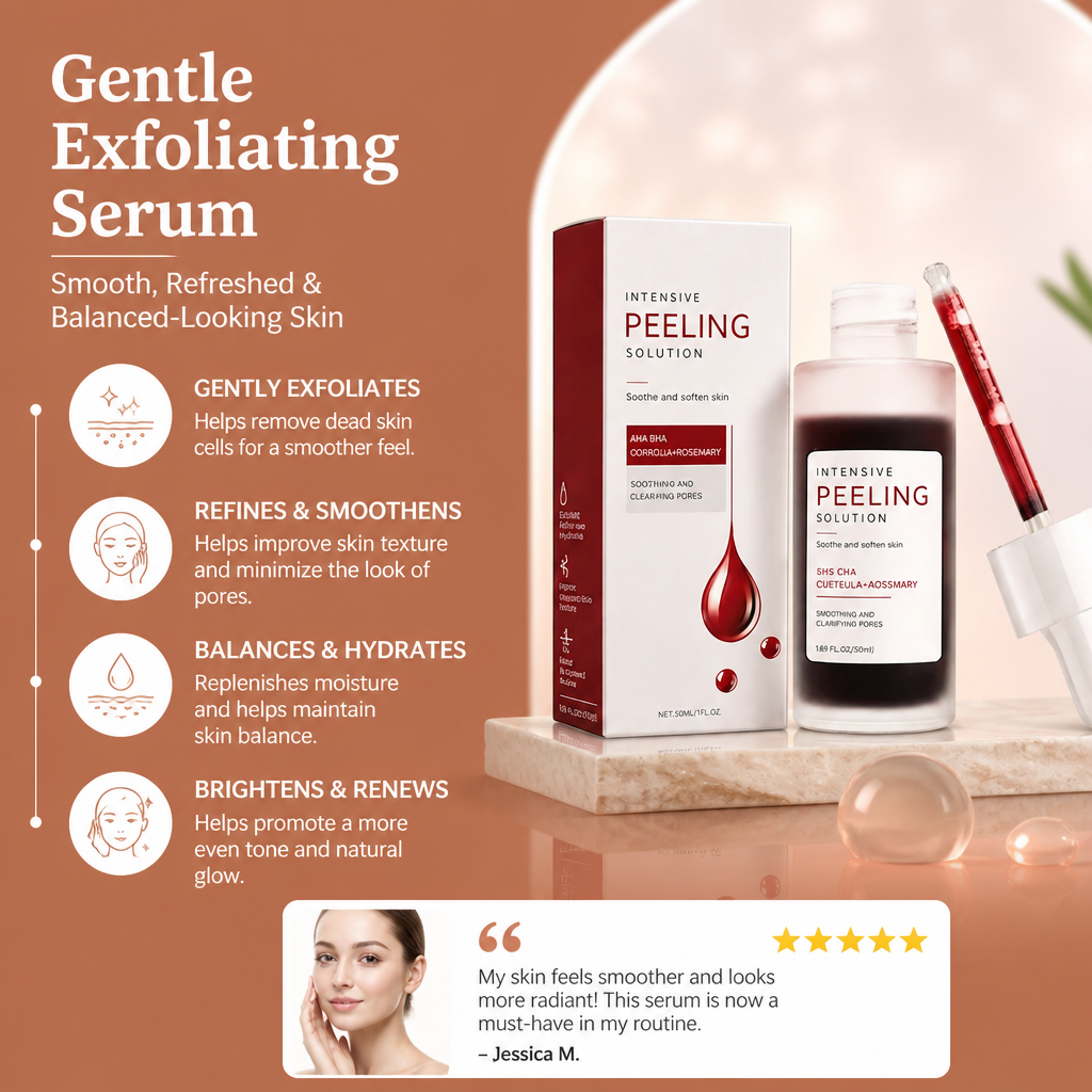 Gentle Exfoliating Serum – Smooth, Refreshed & Balanced-Looking Skin