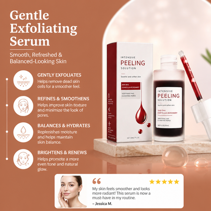 Gentle Exfoliating Serum – Smooth, Refreshed & Balanced-Looking Skin