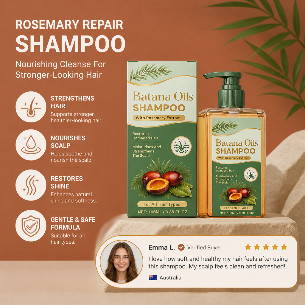 Rosemary Repair Shampoo – Nourishing Cleanse For Stronger-Looking Hair