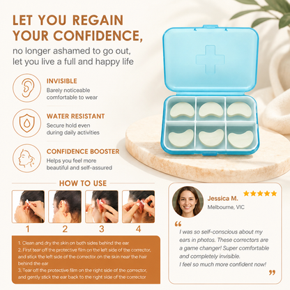 Invisible Ear Lift Corrector – Comfortable Silicone Face Contouring Support
