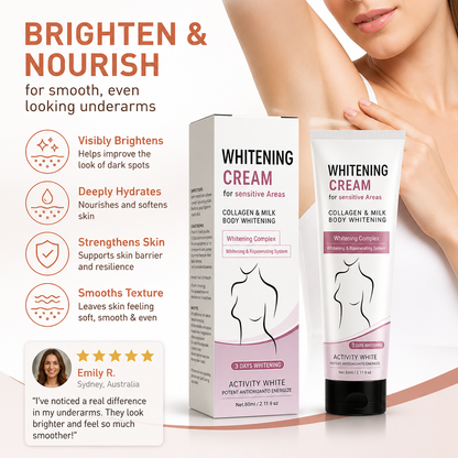 Brightening Underarm Cream – Hydrating Care for Smooth, Even-Looking Skin