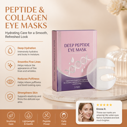 Peptide & Collagen Eye Masks – Hydrating Care for a Smooth, Refreshed Look