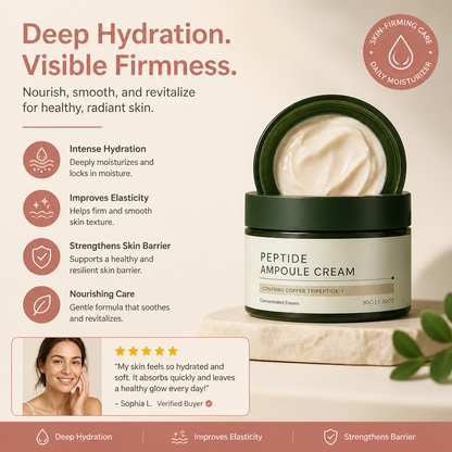 Copper Peptide Face Cream – Deep Hydration & Skin-Firming Care
