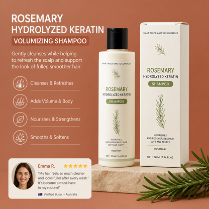 Rosemary Scalp Care Shampoo – Refreshing Formula For Smooth, Healthy-Looking Hair
