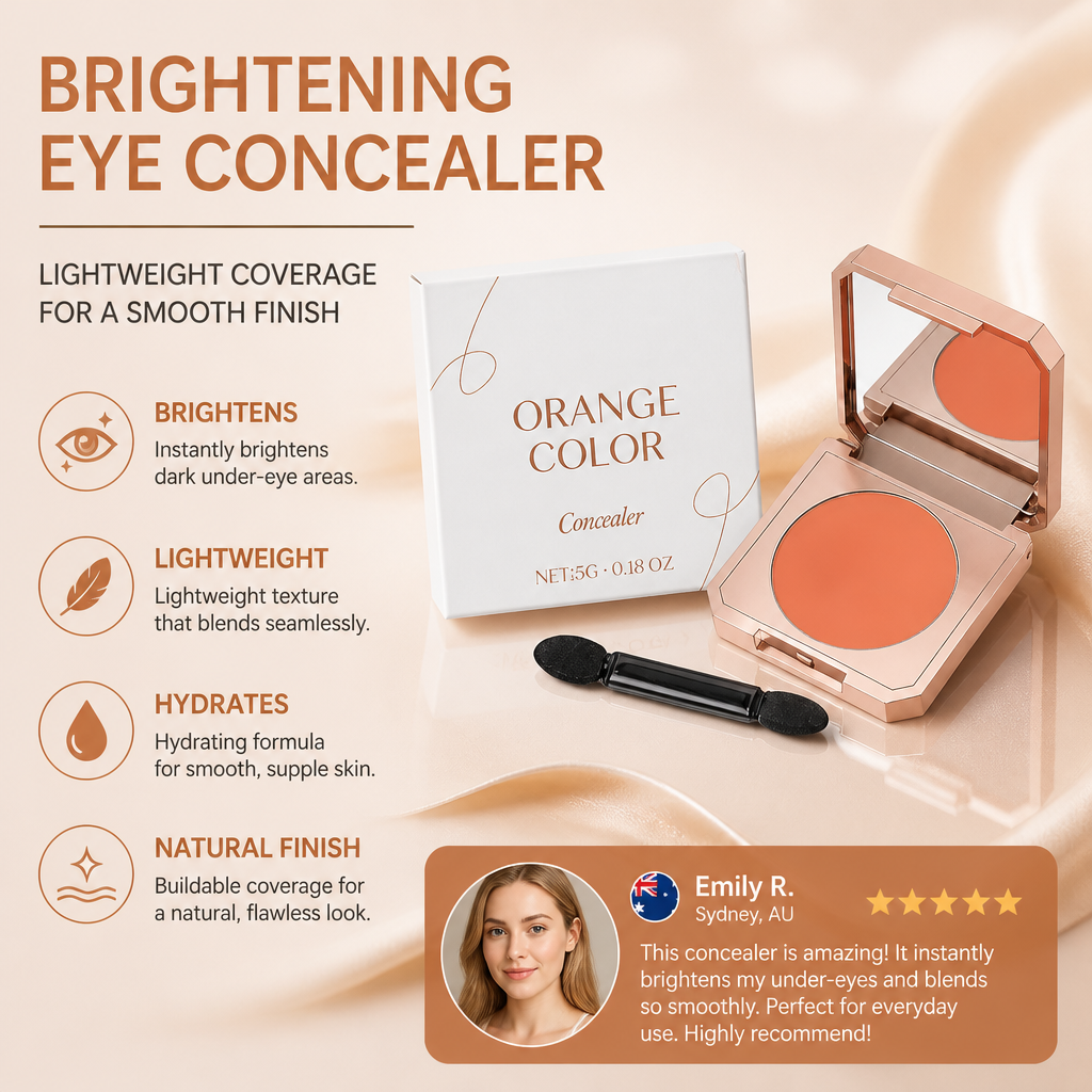 Brightening Eye Concealer – Lightweight Coverage For A Smooth Finish