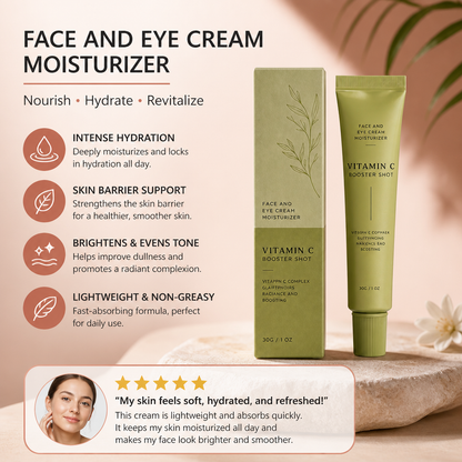 Niacinamide Face & Eye Moisturizer – Lightweight Hydrating Cream for Smooth Skin