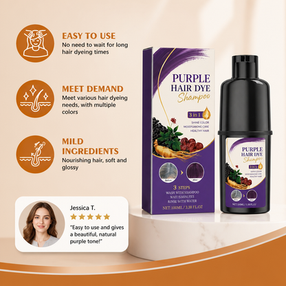 Polygonum Multiflorum Color Depositing Shampoo – Nourishing Hair Color Care