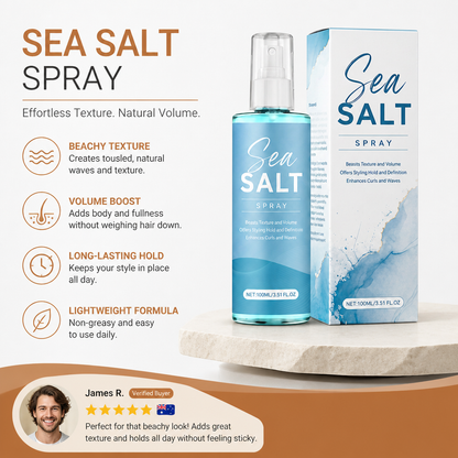 Sea Salt Hair Spray – Texturizing Formula for Natural Volume and Style