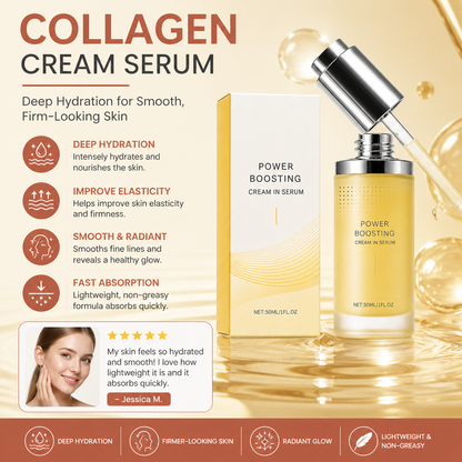 Collagen Cream Serum – Deep Hydration for Smooth, Firm-Looking Skin