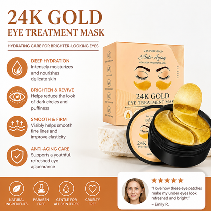 Collagen & Hyaluronic Eye Patches – Hydrating Care for Brighter-Looking Eyes