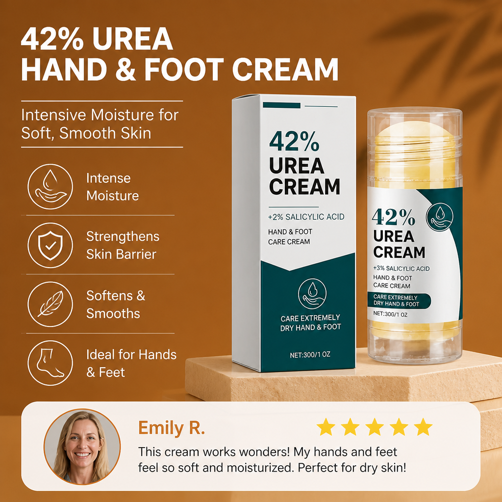 42% Urea Hand & Foot Cream – Intensive Moisture for Soft, Smooth Skin