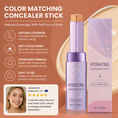 Color Matching Concealer Stick – Natural Coverage With Soft Focus Finish