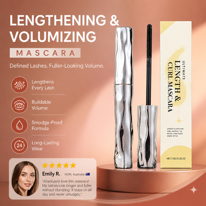 Lengthening & Volumizing Mascara – Defined Lashes With Fuller-Looking Volume