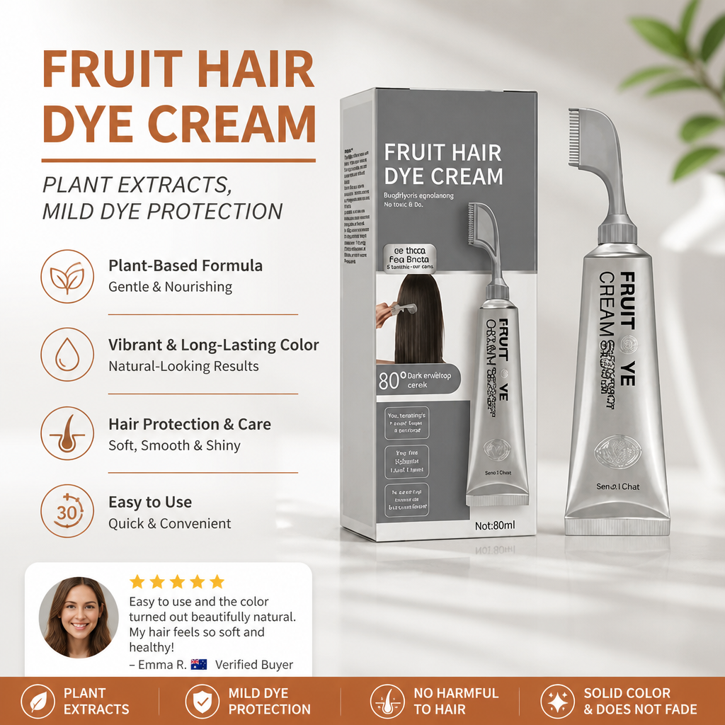 Gentle Botanical Hair Dye – Natural-Looking Color With Nourishing Care