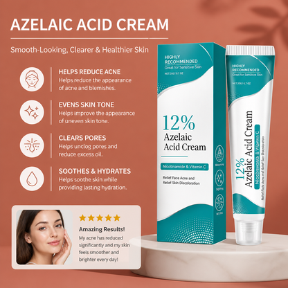 Azelaic Acid Cream – Lightweight Hydrating Formula for Smooth-Looking Skin