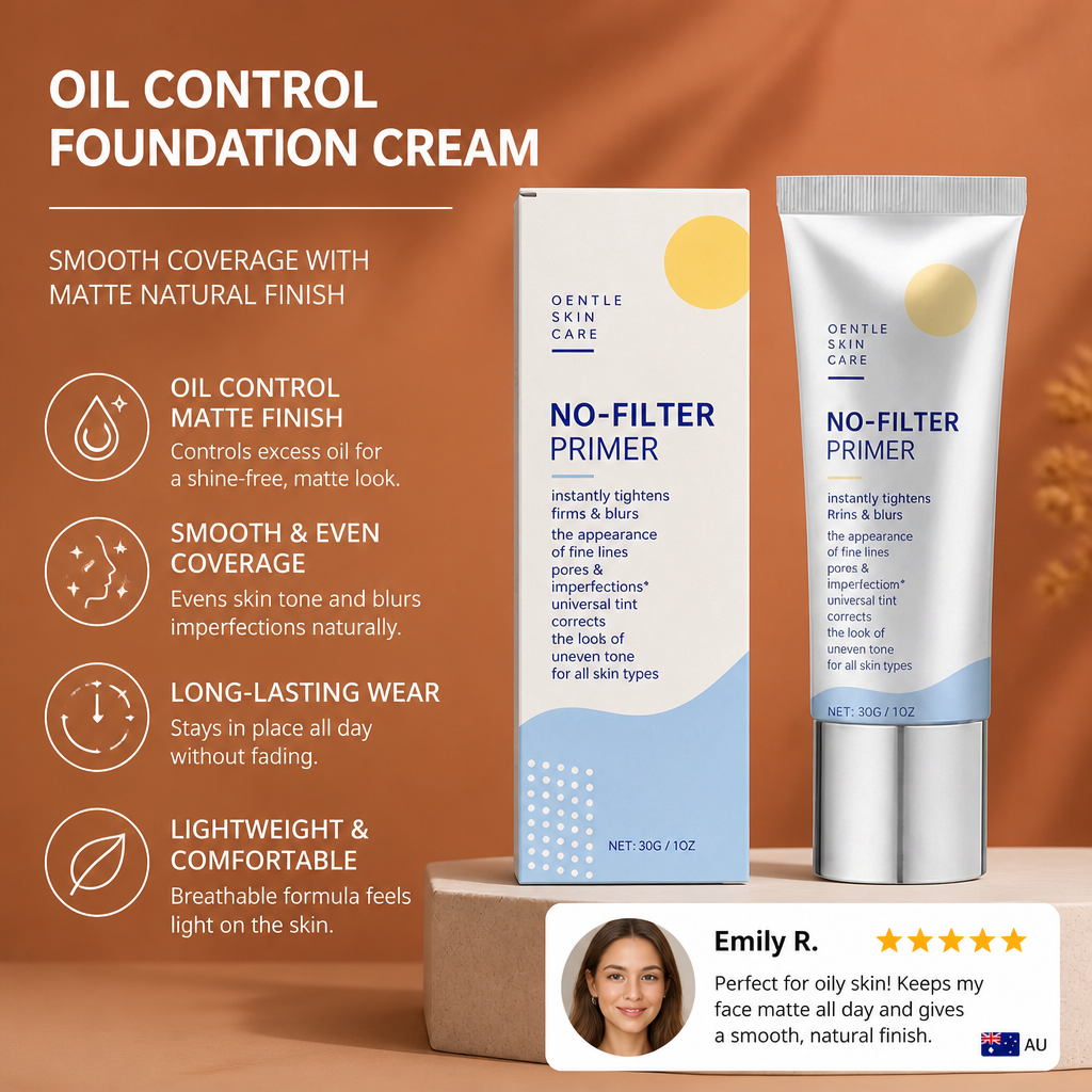 Oil Control Foundation Cream – Smooth Coverage With Matte Natural Finish