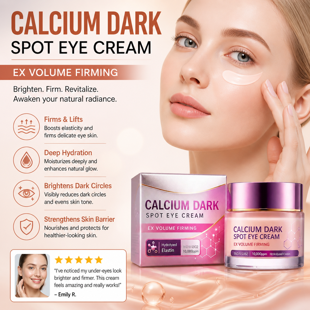 Calcium & Elastin Eye Cream for Firmer, Brighter-Looking Eyes