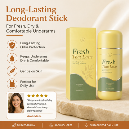 Long-Lasting Deodorant Stick for Fresh, Dry & Comfortable Underarms