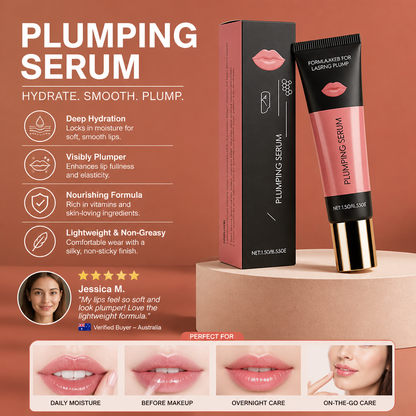 Plumping Lip Serum – Lightweight Hydration for Softer, Fuller-Looking Lips