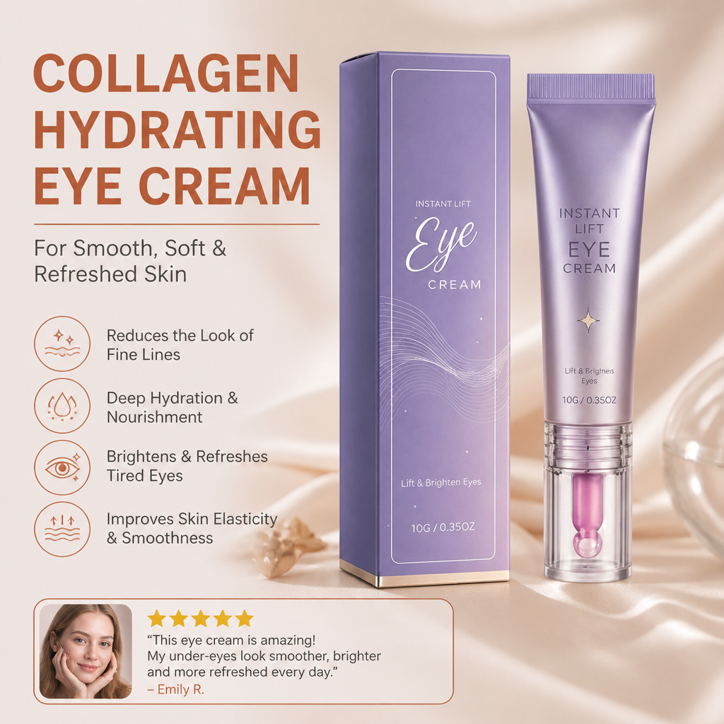 Collagen Hydrating Eye Cream for Smooth, Soft & Refreshed Skin