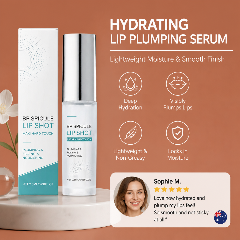 Hydrating Lip Plumping Serum – Lightweight Moisture & Smooth Finish
