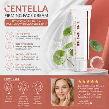 Centella Firming Face Cream – Hydrating Formula for Smoother-Looking Skin