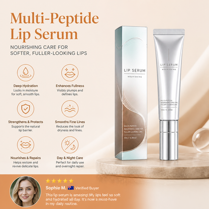Multi-Peptide Lip Serum – Nourishing Care for Softer, Fuller-Looking Lips