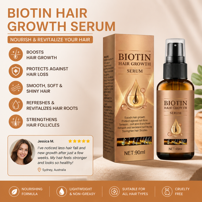 Biotin Hair Growth Serum – Nourishing Formula For Fuller Looking Hair