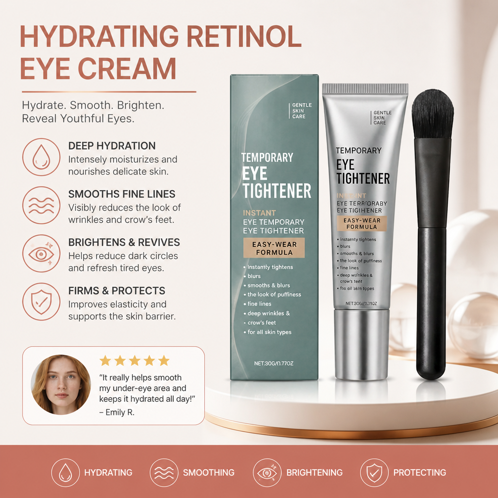Hydrating Retinol Eye Cream for Smoother, Firmer-Looking Skin