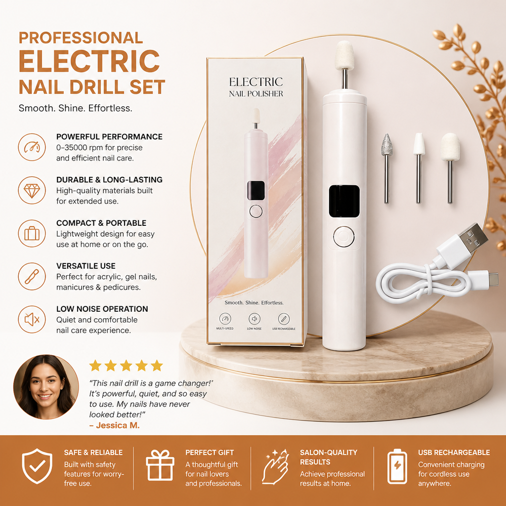 Professional Electric Nail Drill Set