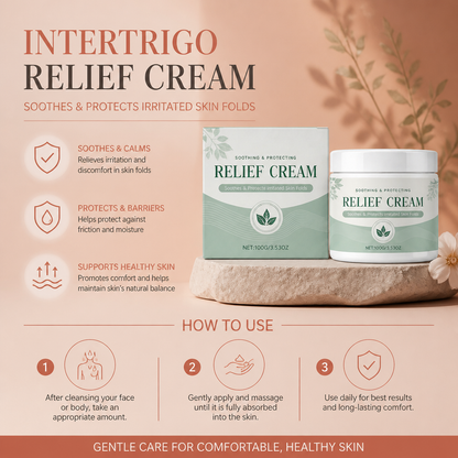 Intertrigo Relief Cream – Soothes & Protects Irritated Skin Folds
