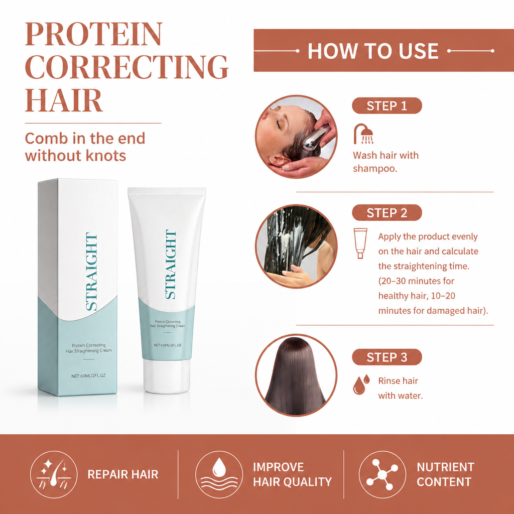 Protein Hair Smoothing Treatment – Nourishing Formula For Silky Hair