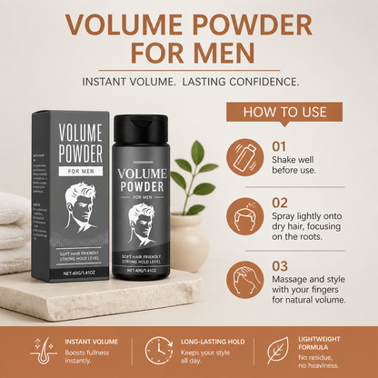 Oil Absorbing Hair Powder – Lightweight Formula For Fresh Voluminous Hair