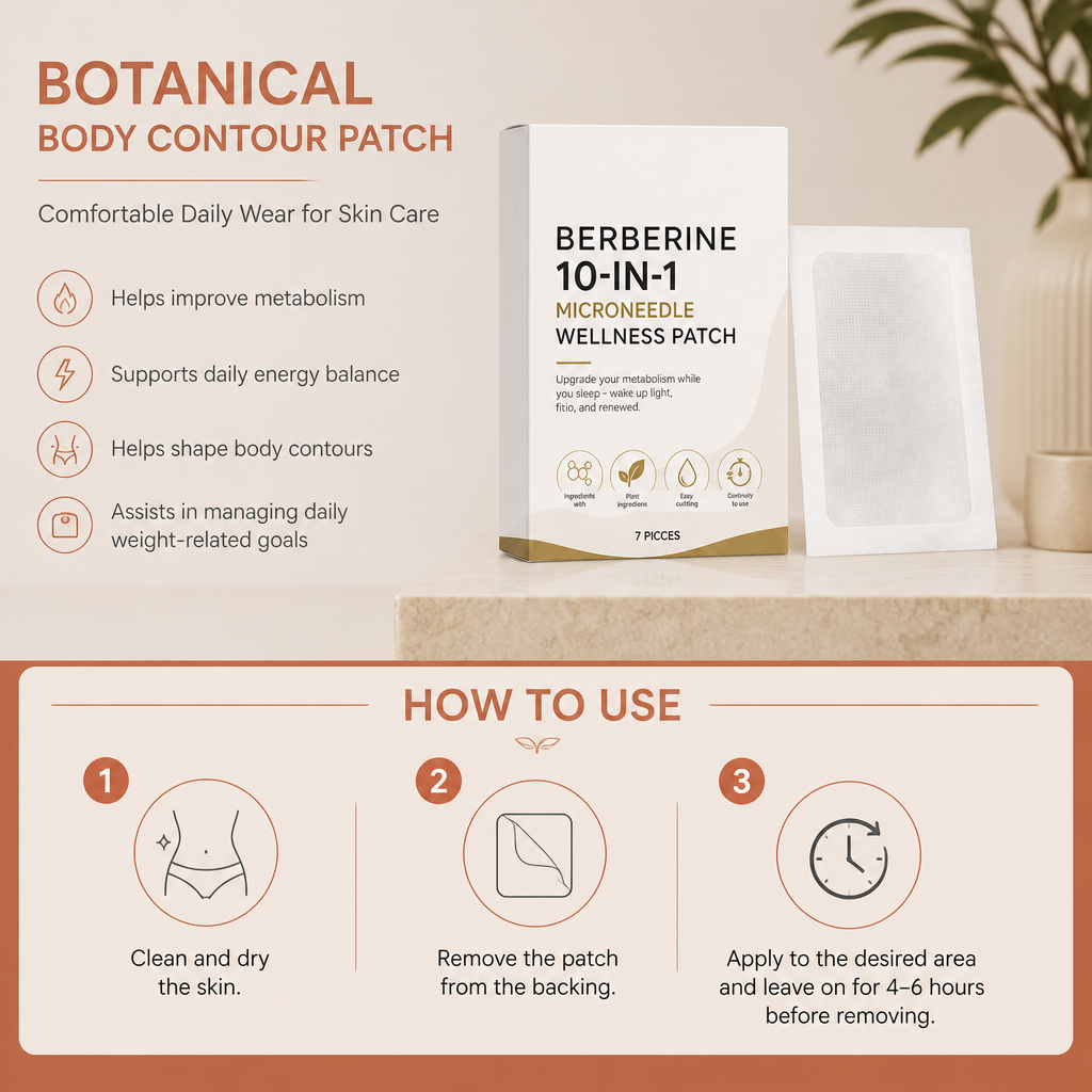 Botanical Body Contour Patch – Comfortable Daily Wear for Skin Care