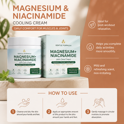 Magnesium & Niacinamide Cooling Cream – Daily Comfort for Muscles & Joints