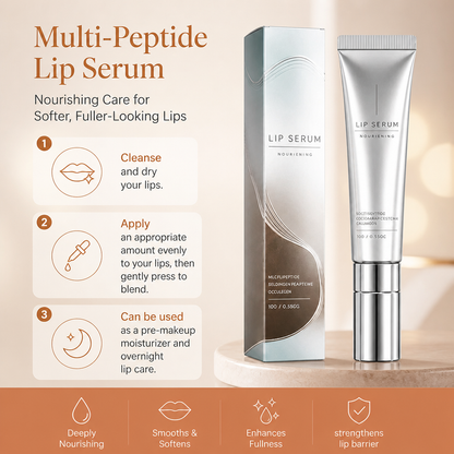 Multi-Peptide Lip Serum – Nourishing Care for Softer, Fuller-Looking Lips