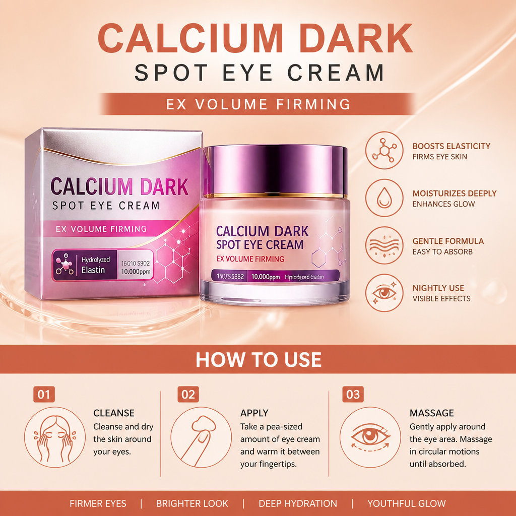 Calcium & Elastin Eye Cream for Firmer, Brighter-Looking Eyes