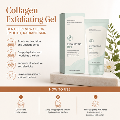 Collagen Exfoliating Gel – Gentle Renewal for Smooth, Radiant Skin