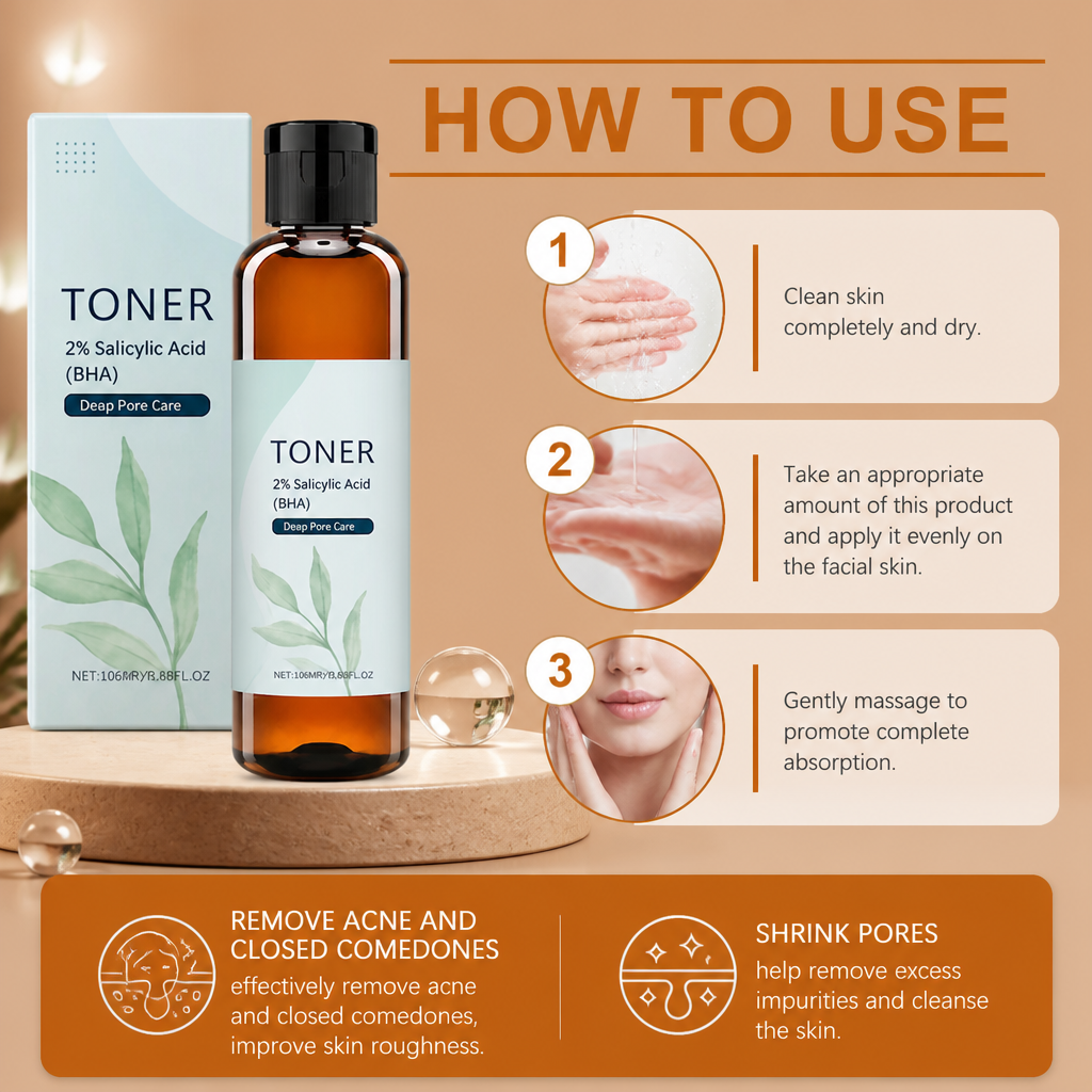 Salicylic Acid Hydrating Toner – Smooth & Clear Looking Skin