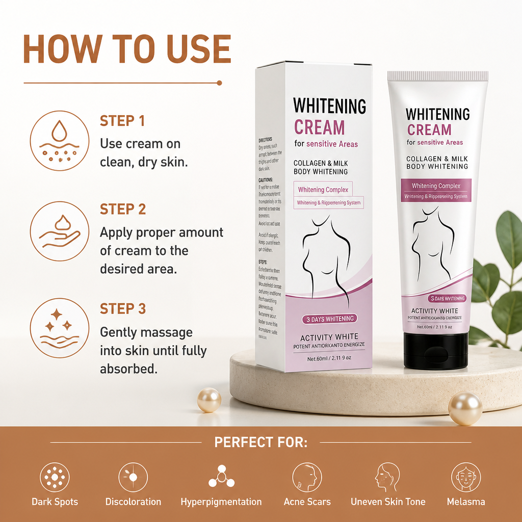 Brightening Underarm Cream – Hydrating Care for Smooth, Even-Looking Skin